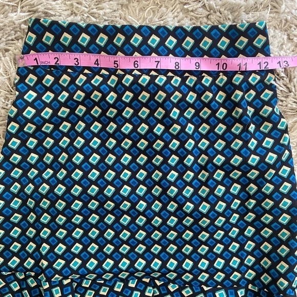 NWT Band of the Free Gypsy 70’s Retro Disco Teal Diamond Mini Skirt Size XS - Picture 13 of 13